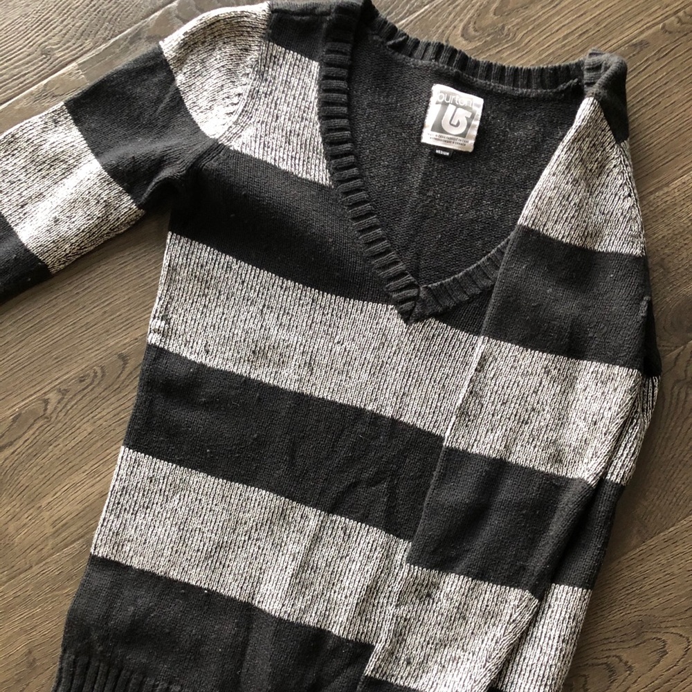 Striped Burton sweater